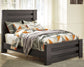 Brinxton Full Panel Bed with Nightstand Signature Design by Ashley®