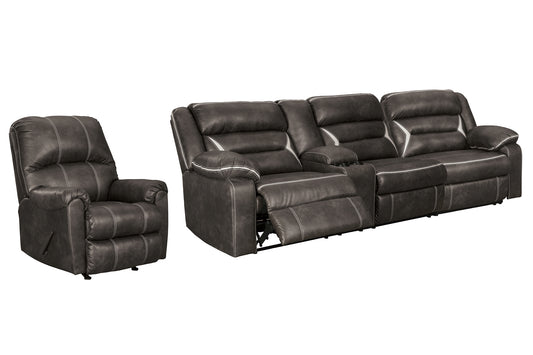 Kincord 2-Piece Sectional with Recliner Signature Design by Ashley®