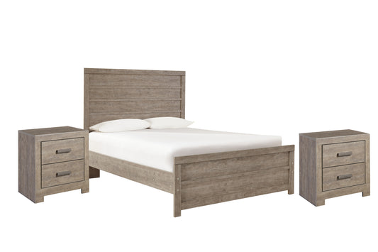 Culverbach Full Panel Bed with 2 Nightstands Signature Design by Ashley®