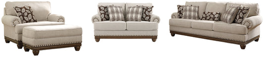 Harleson Sofa, Loveseat, Chair and Ottoman Signature Design by Ashley®