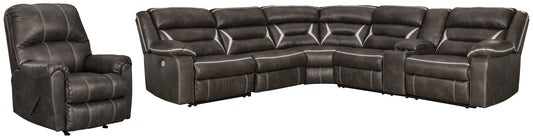 Kincord 4-Piece Sectional with Recliner Signature Design by Ashley®