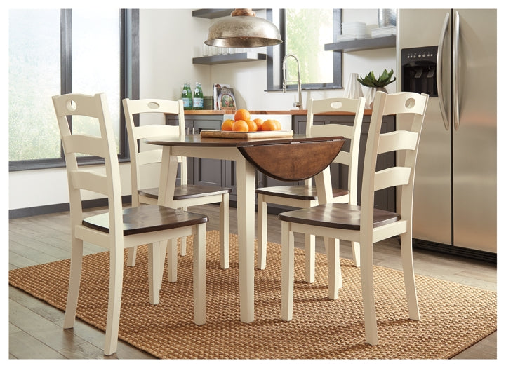 Woodanville Dining Table and 4 Chairs Signature Design by Ashley®