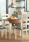 Woodanville Dining Table and 4 Chairs Signature Design by Ashley®