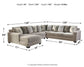 Ardsley 4-Piece Sectional with Ottoman Benchcraft®