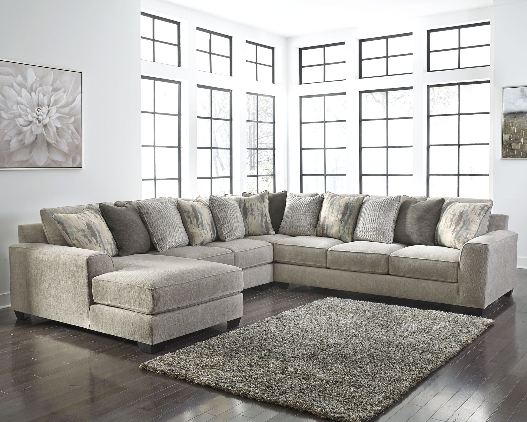 Ardsley 4-Piece Sectional with Ottoman Benchcraft®