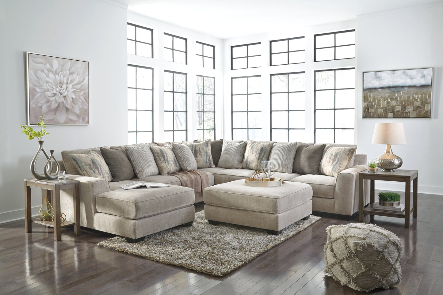 Ardsley 4-Piece Sectional with Ottoman Benchcraft®