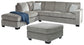 Altari 2-Piece Sectional with Ottoman Signature Design by Ashley®