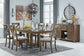 Moriville Dining Table and 6 Chairs Signature Design by Ashley®