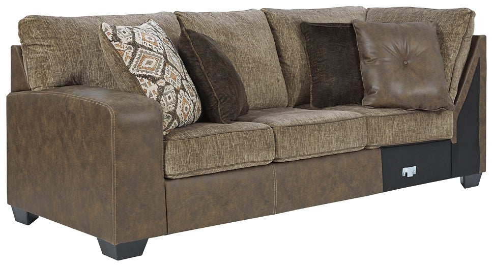 Abalone 3-Piece Sectional with Ottoman Benchcraft®