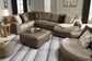 Abalone 3-Piece Sectional with Ottoman Benchcraft®