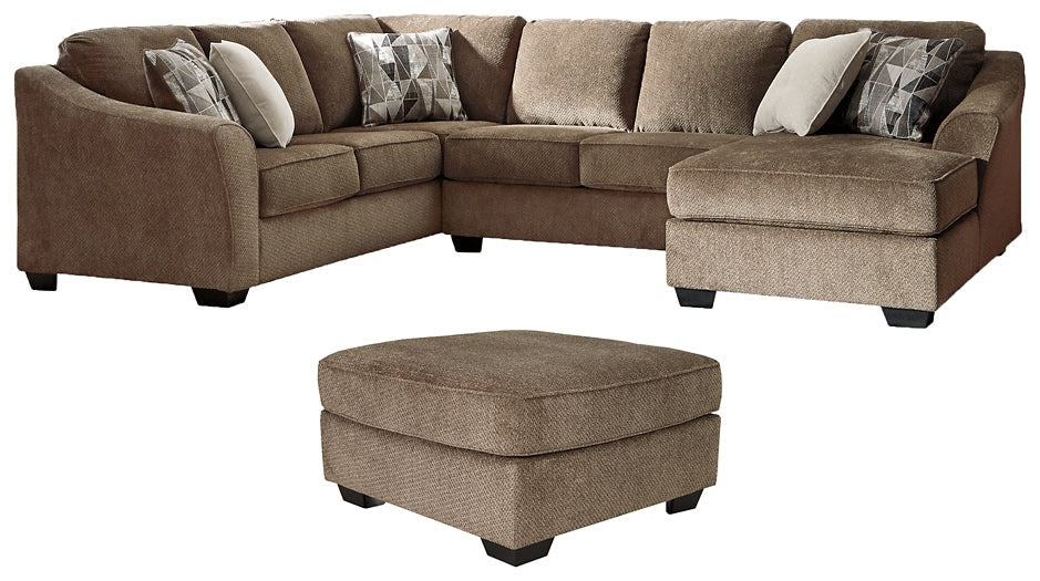 Graftin 3-Piece Sectional with Ottoman Benchcraft®