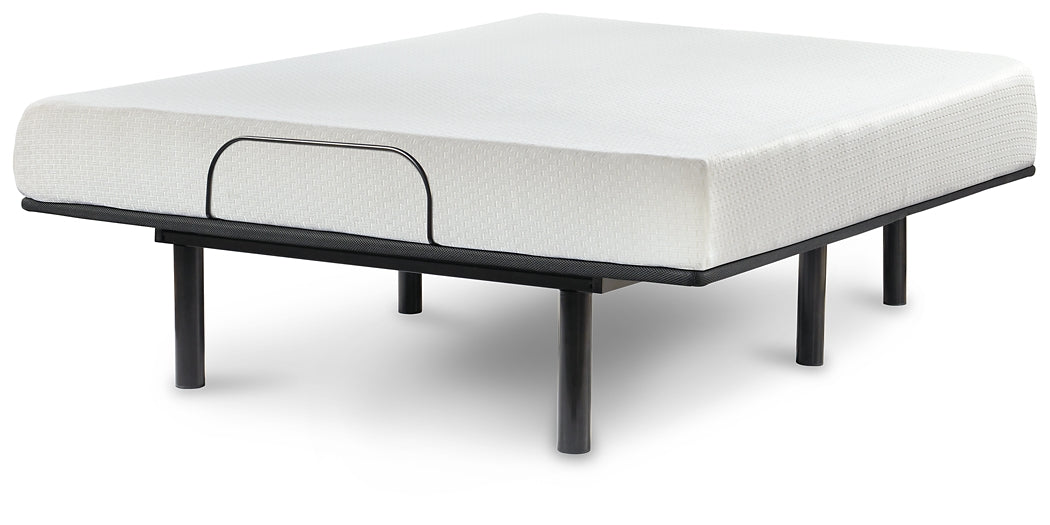 Chime 8 Inch Memory Foam Mattress with Adjustable Base Sierra Sleep® by Ashley