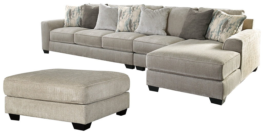 Ardsley 3-Piece Sectional with Ottoman Benchcraft®