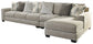 Ardsley 3-Piece Sectional with Ottoman Benchcraft®