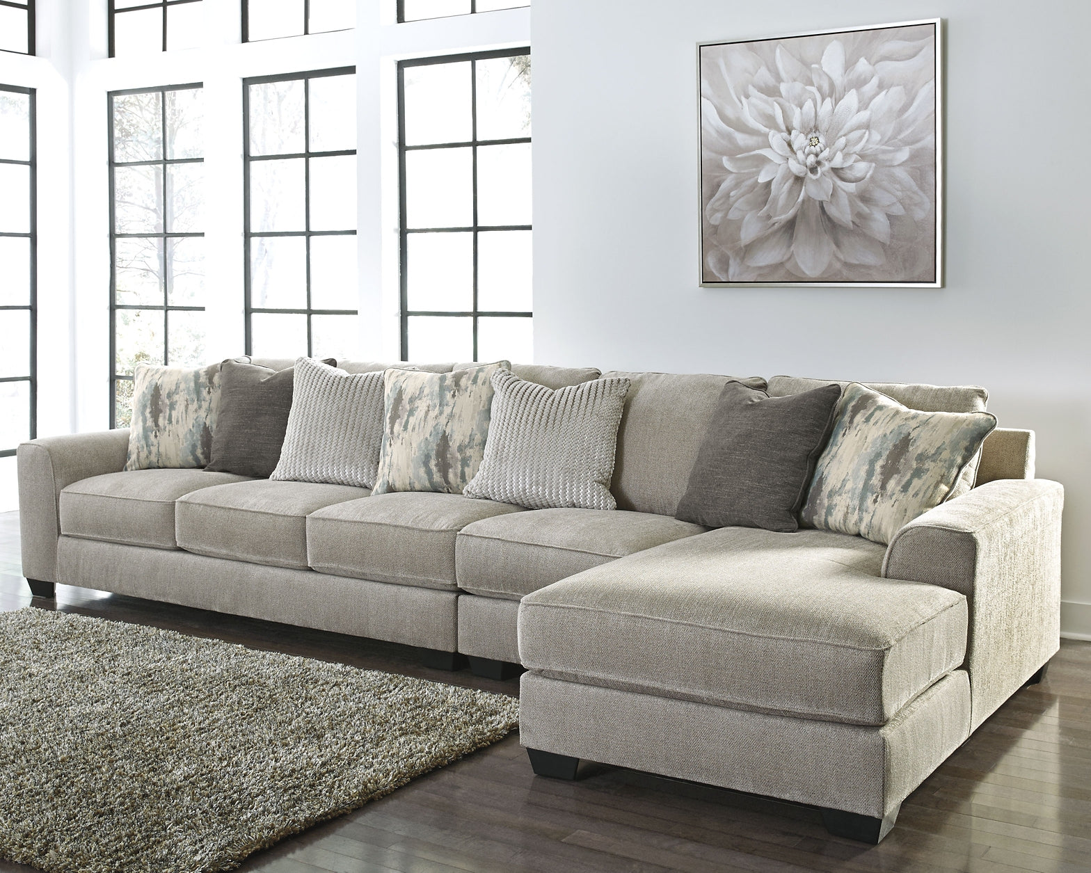 Ardsley 3-Piece Sectional with Ottoman Benchcraft®