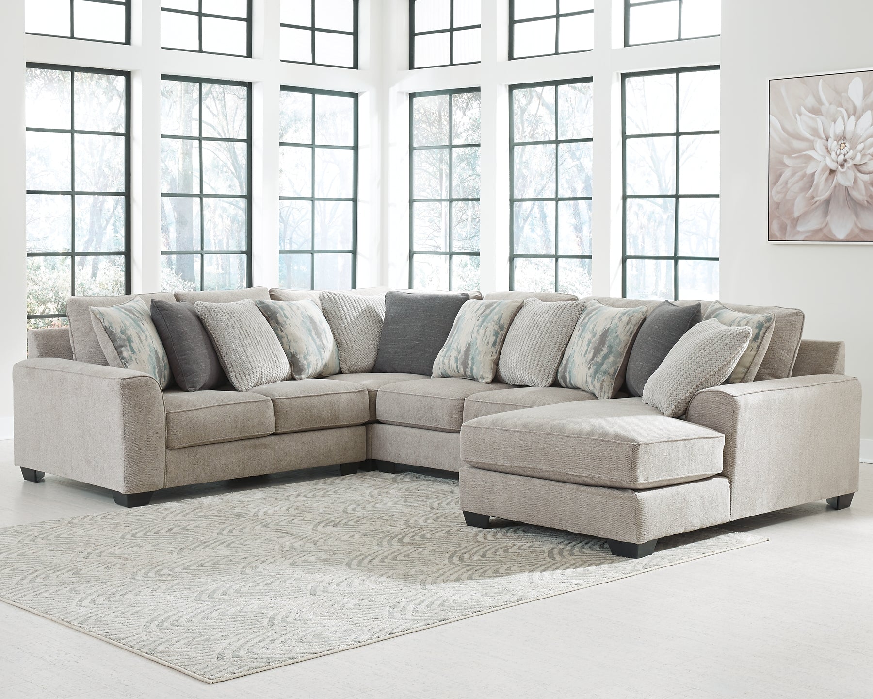 Ardsley 4-Piece Sectional with Ottoman Benchcraft®