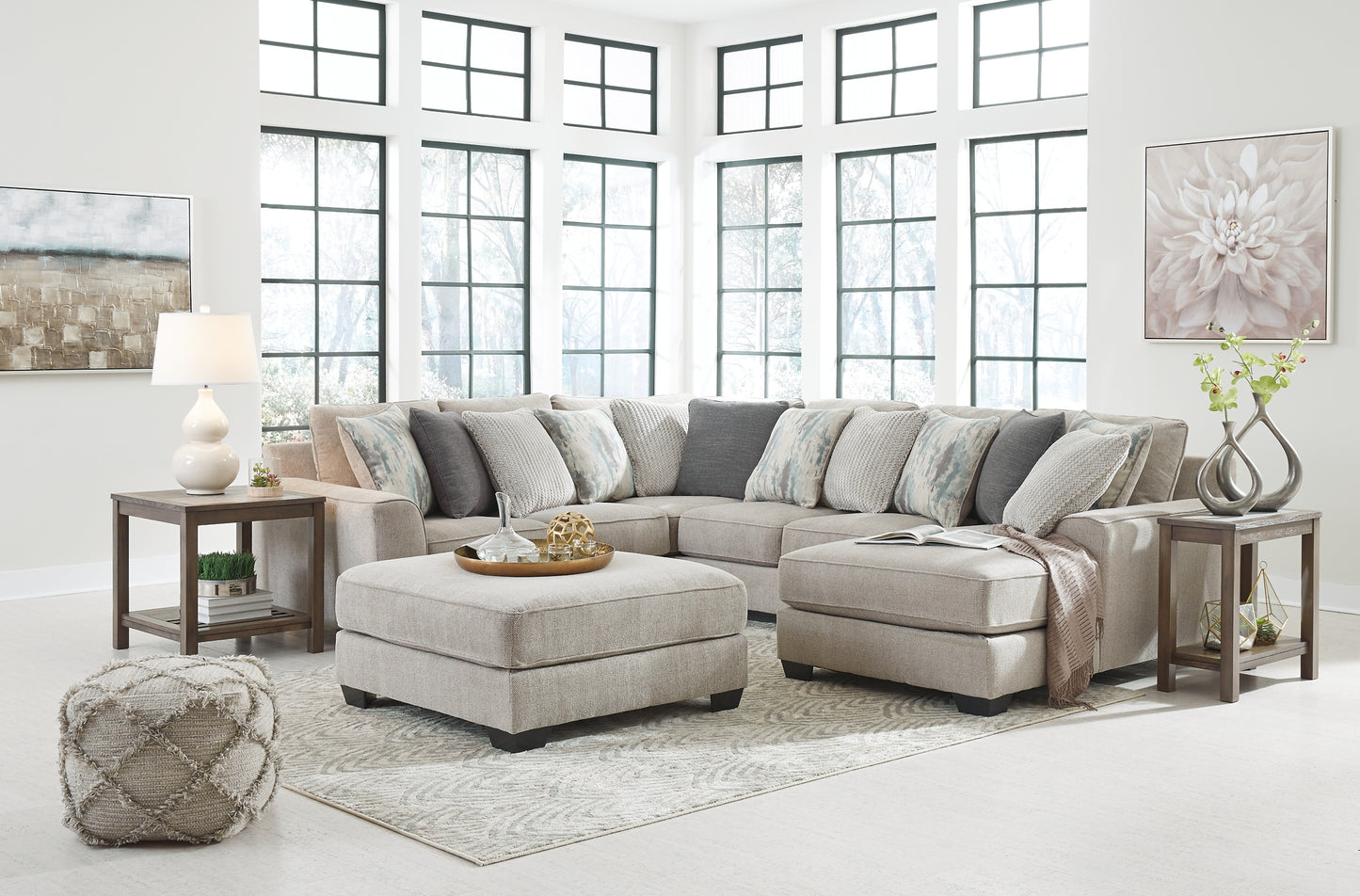 Ardsley 4-Piece Sectional with Ottoman Benchcraft®