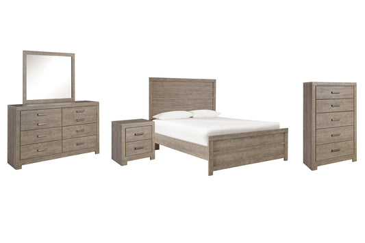 Culverbach Full Panel Bed with Mirrored Dresser, Chest and Nightstand Signature Design by Ashley®