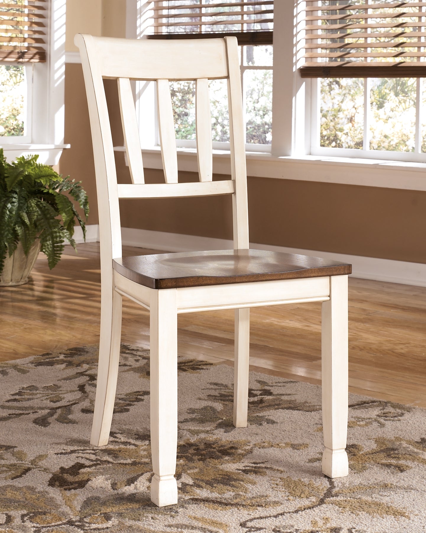 Whitesburg Dining Table and 4 Chairs with Storage Signature Design by Ashley®