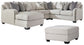 Dellara 4-Piece Sectional with Ottoman Benchcraft®