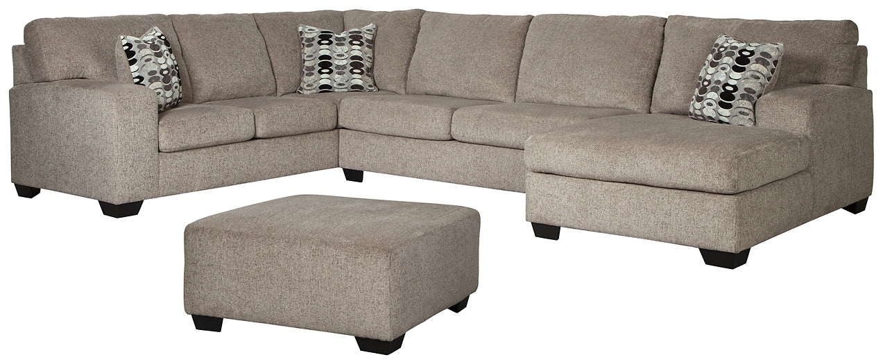 Ballinasloe 3-Piece Sectional with Ottoman Signature Design by Ashley®