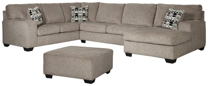 Ballinasloe 3-Piece Sectional with Ottoman Signature Design by Ashley®