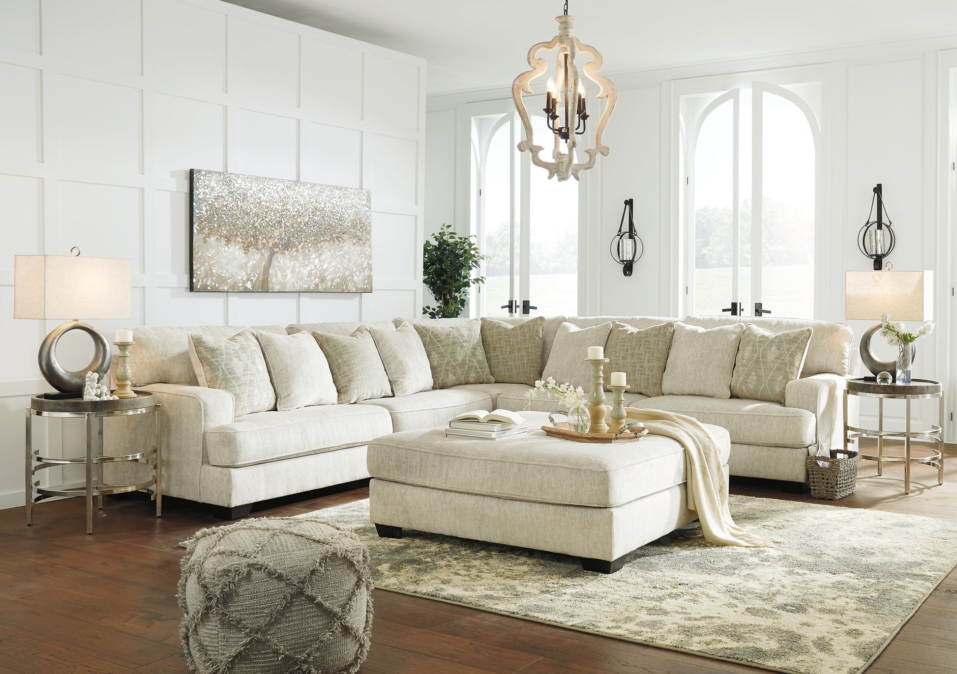 Rawcliffe 3-Piece Sectional with Ottoman Signature Design by Ashley®