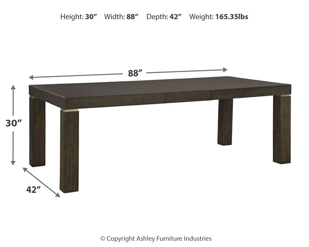 Hyndell Dining Table and 8 Chairs Signature Design by Ashley®