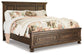 Flynnter Queen Panel Bed with 2 Storage Drawers with Mirrored Dresser and Chest Signature Design by Ashley®