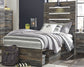 Drystan Twin Panel Headboard with Mirrored Dresser and Chest Signature Design by Ashley®