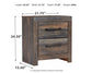 Drystan King Panel Headboard with Mirrored Dresser and 2 Nightstands Signature Design by Ashley®