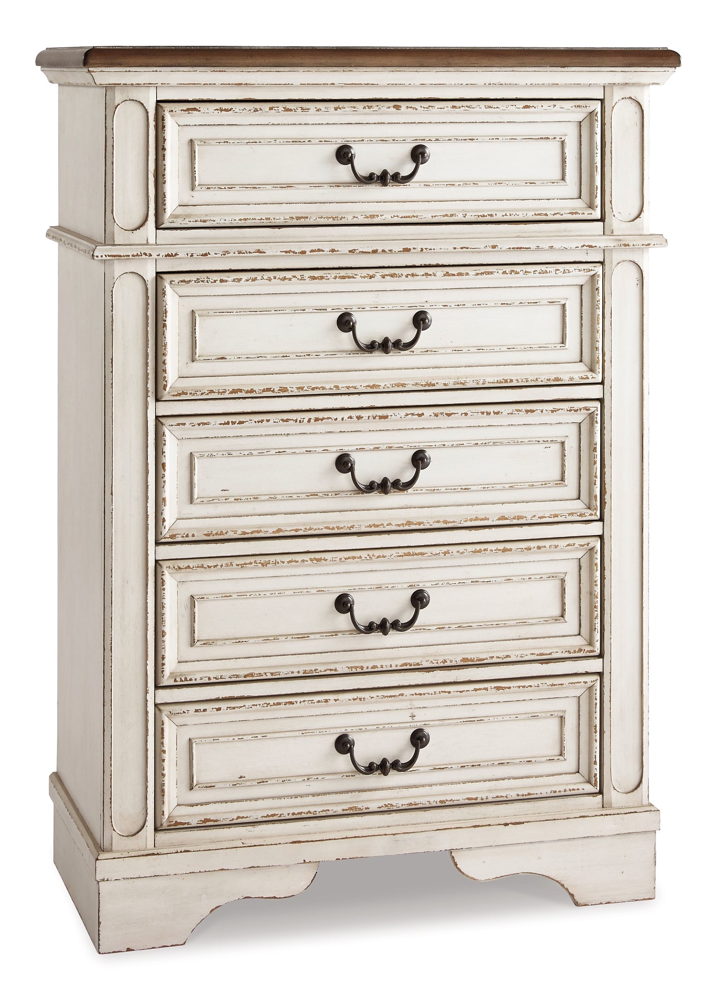 Realyn Twin Panel Bed with Mirrored Dresser, Chest and Nightstand Signature Design by Ashley®