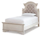 Realyn Twin Panel Bed with Mirrored Dresser, Chest and Nightstand Signature Design by Ashley®