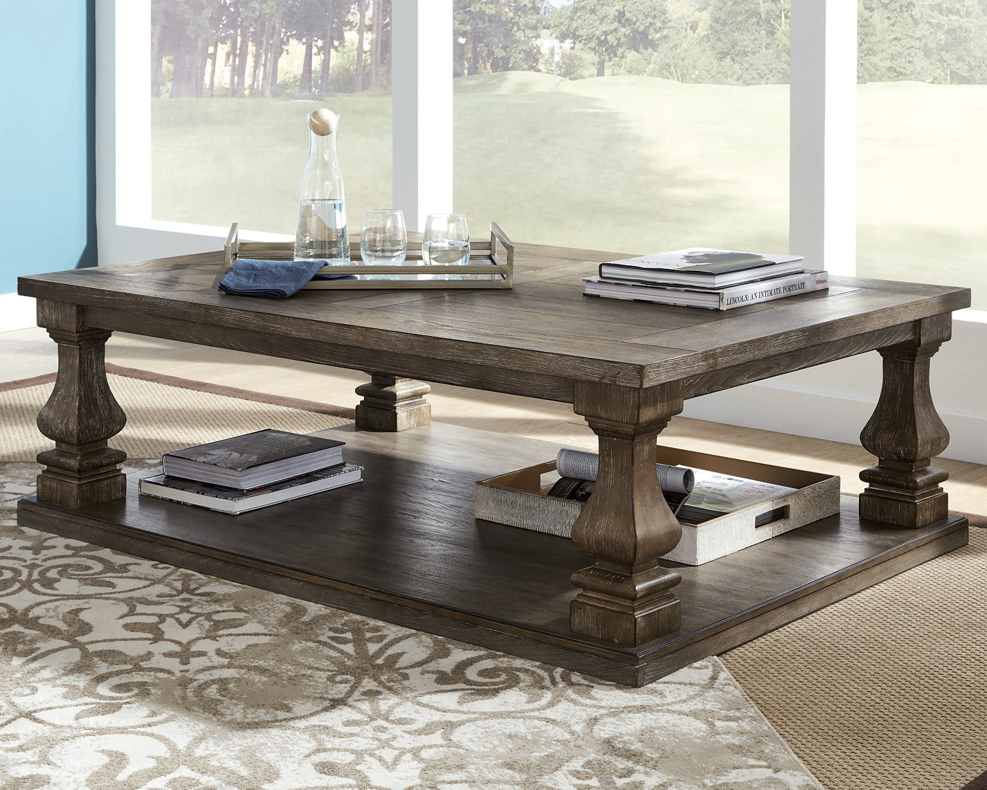 Johnelle Coffee Table with 2 End Tables Signature Design by Ashley®