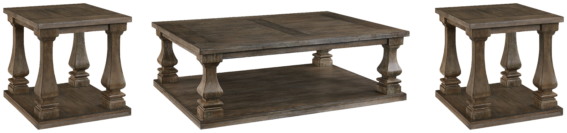 Johnelle Coffee Table with 2 End Tables Signature Design by Ashley®