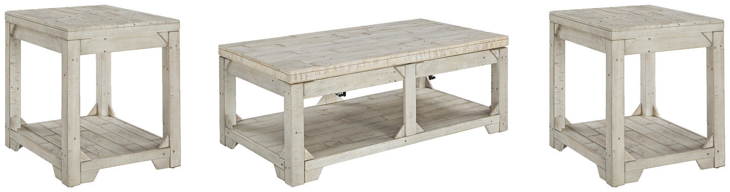 Fregine Coffee Table with 2 End Tables Signature Design by Ashley®