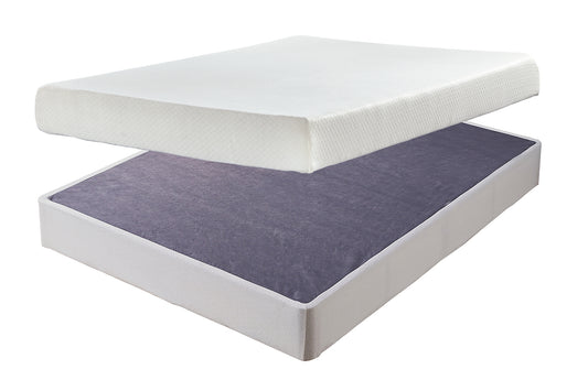 Chime 8 Inch Memory Foam Mattress with Foundation Sierra Sleep® by Ashley