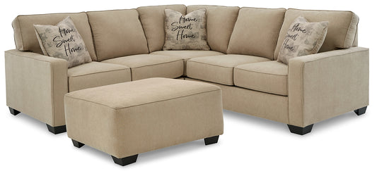 Lucina 2-Piece Sectional with Ottoman Signature Design by Ashley®