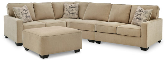 Lucina 3-Piece Sectional with Ottoman Signature Design by Ashley®