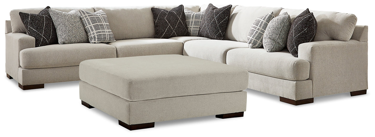 Artsie 3-Piece Sectional with Ottoman Benchcraft®