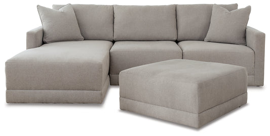 Katany 3-Piece Sectional with Ottoman Benchcraft®