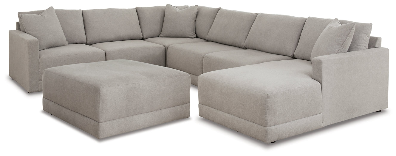 Katany 6-Piece Sectional with Ottoman Benchcraft®