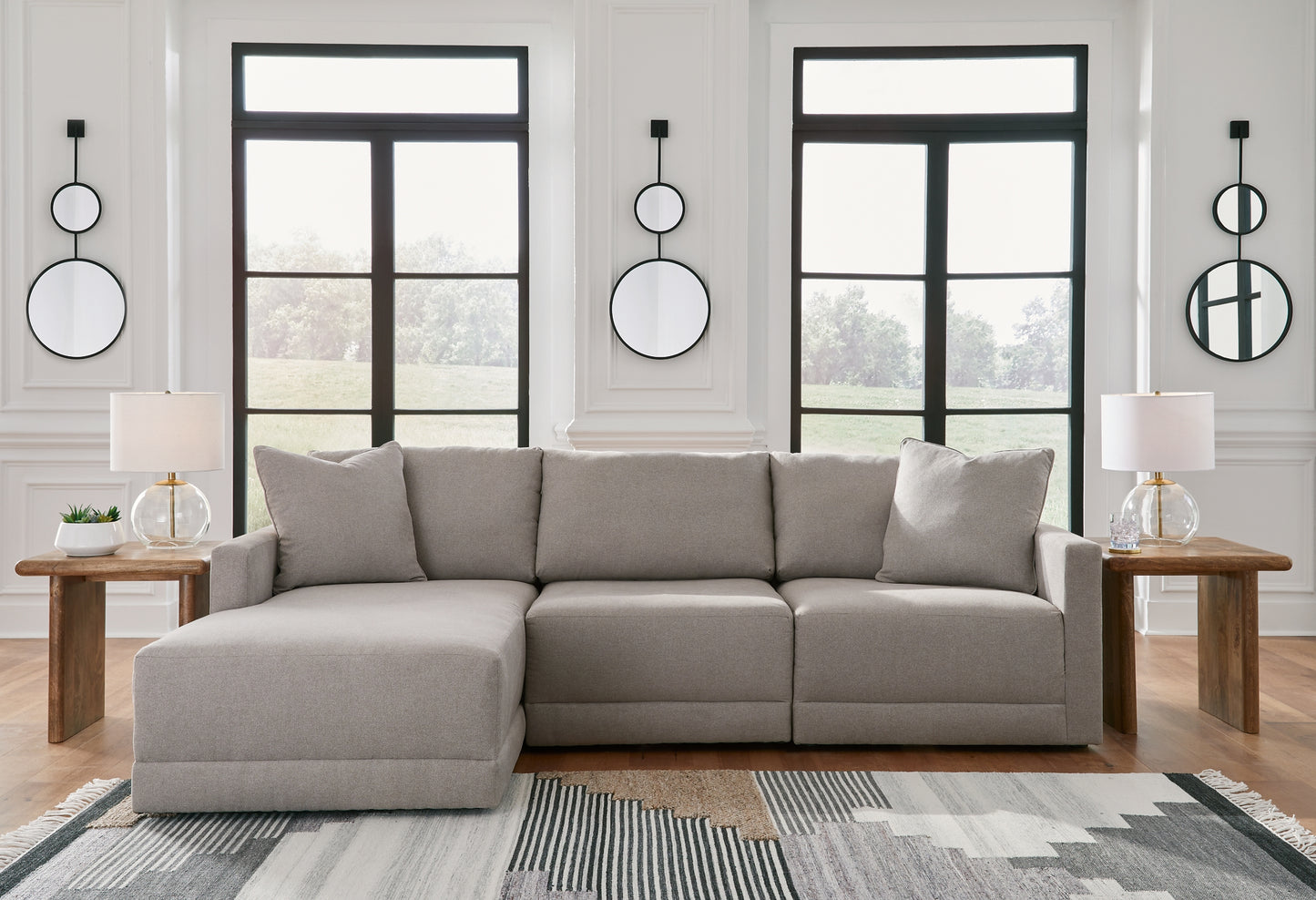 Katany 3-Piece Sectional with Ottoman Benchcraft®