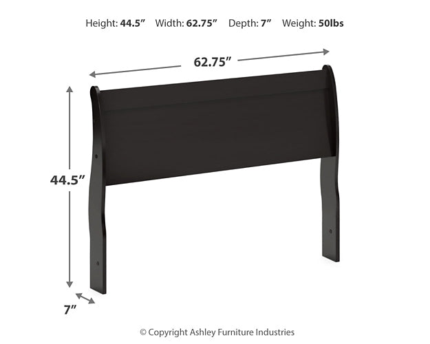 Huey Vineyard Queen Sleigh Headboard with Mirrored Dresser and 2 Nightstands Signature Design by Ashley®