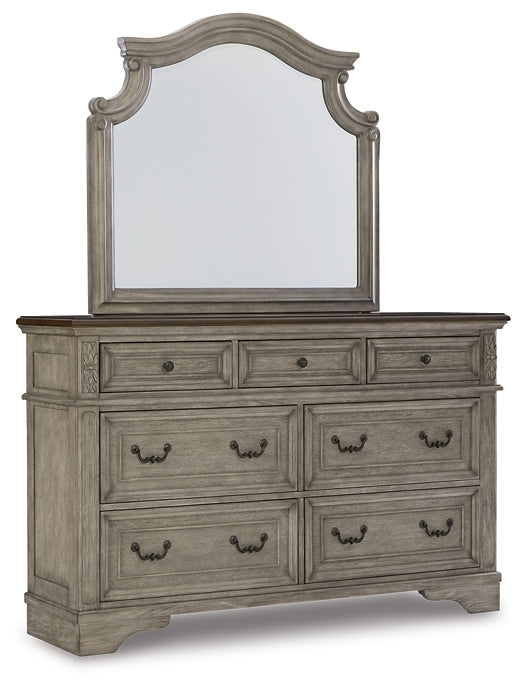 Lodenbay California King Panel Bed with Mirrored Dresser, Chest and 2 Nightstands Signature Design by Ashley®