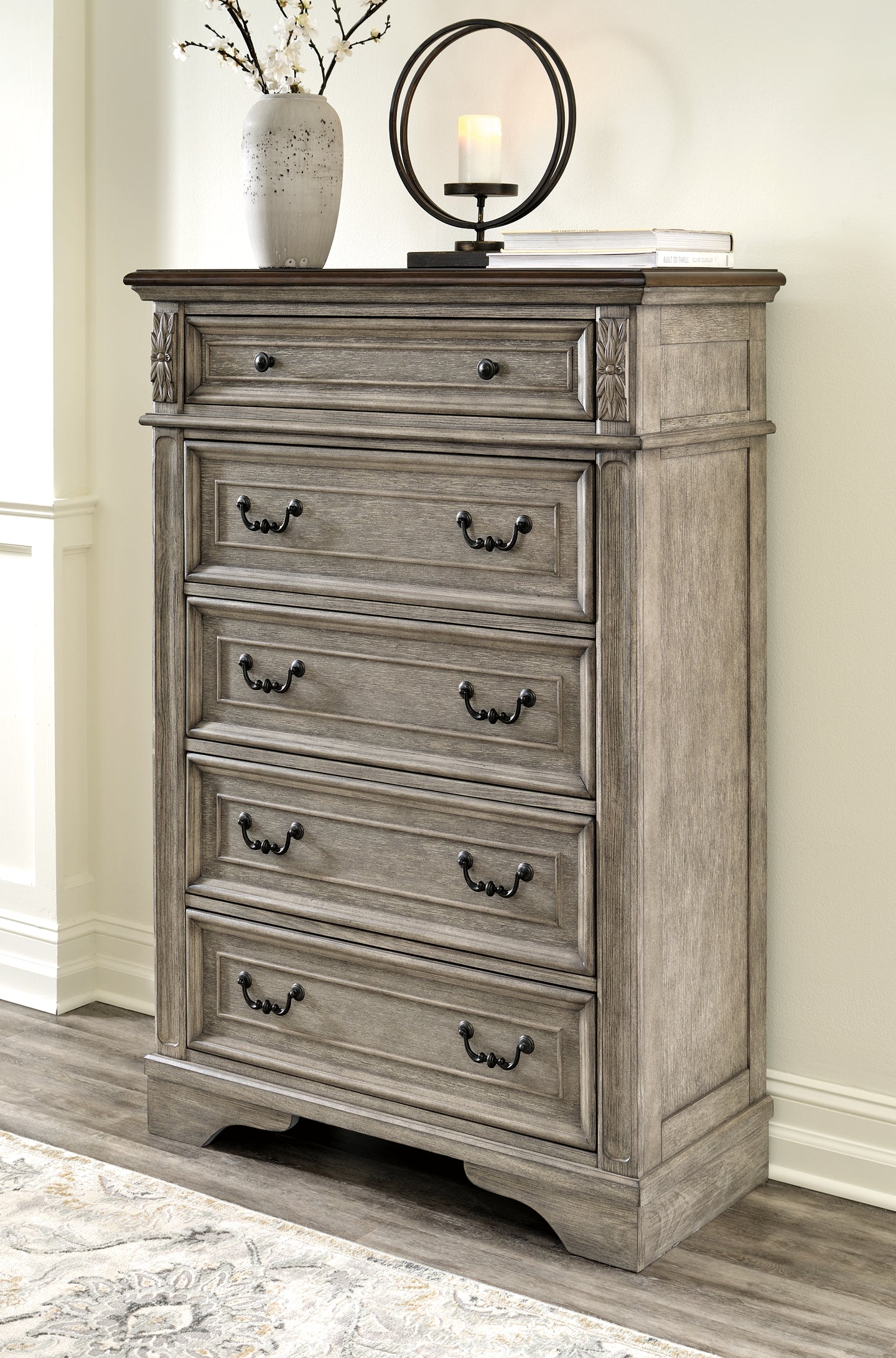 Lodenbay California King Panel Bed with Mirrored Dresser, Chest and 2 Nightstands Signature Design by Ashley®