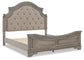 Lodenbay California King Panel Bed with Mirrored Dresser and Chest Signature Design by Ashley®