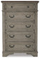 Lodenbay California King Panel Bed with Mirrored Dresser and Chest Signature Design by Ashley®