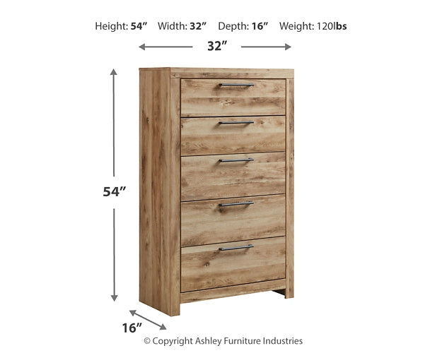 Hyanna Five Drawer Chest Signature Design by Ashley®