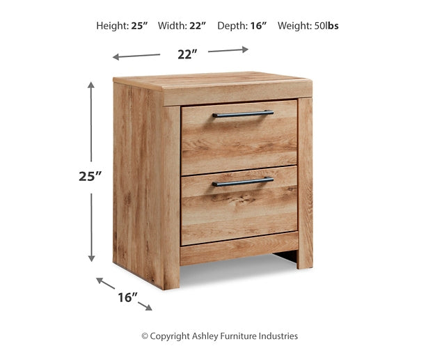 Hyanna Two Drawer Night Stand Signature Design by Ashley®